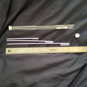 3 pack purple silicone make up spatula